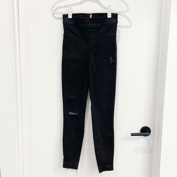 SPANX NWOT Vintage Distressed Ankle Skinny Jeans - Picture 5 of 6